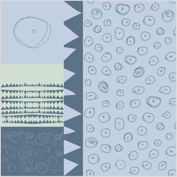 Kangas, laius: 145 cm, 140 g, sinine, 1 rm