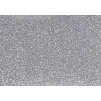 Triikimisfoolium, A5, leht 148x210 mm, glitter, hõbedane, 1 leht