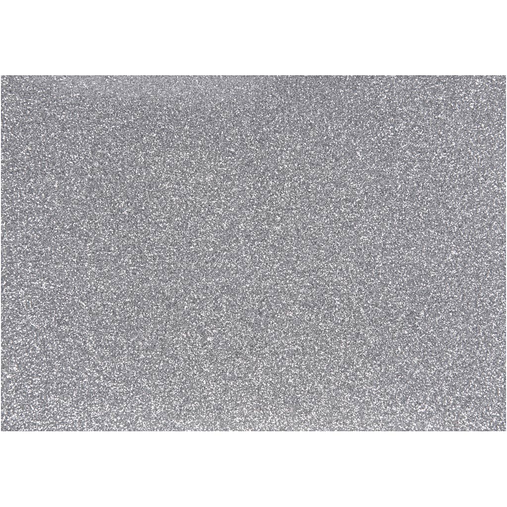 Triikimisfoolium, A5, leht 148x210 mm, glitter, hõbedane, 1 leht