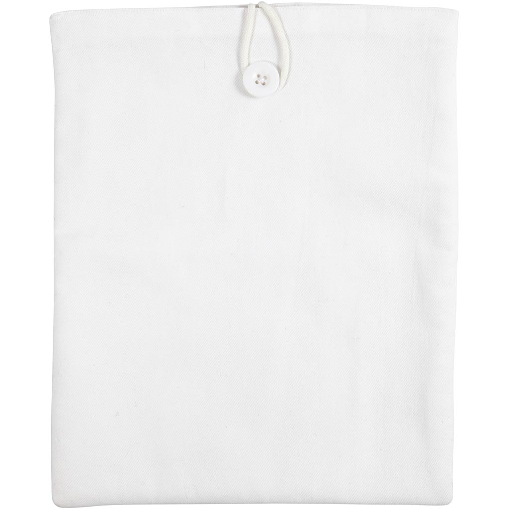 Tahvelarvuti kate, suurus 22x27 cm, valge, 1 tk