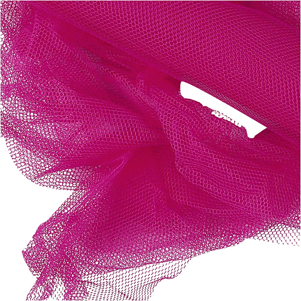 Tüll, laius: 50 cm, roosa, 5 m/ 1 rull - Image 2