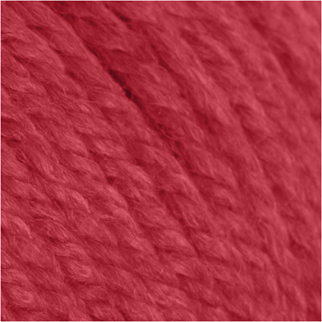 Villane lõng, L: 125 M, punane, 100 g/ 1 pallikas - Image 2