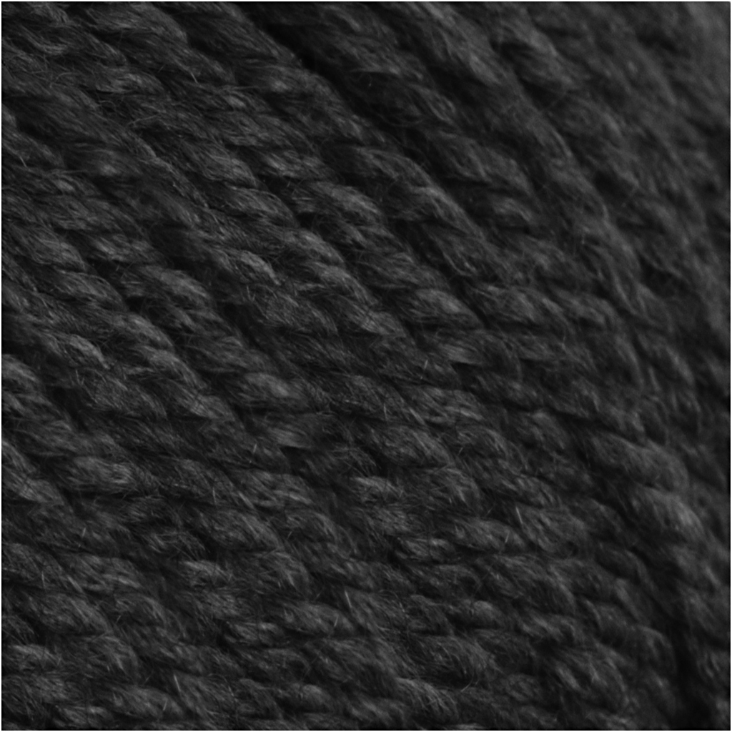 Villane lõng, L: 125 M, must, 100 g/ 1 pallikas - Image 2