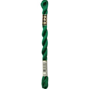 DMC helmelõng, nr. 5, roheline (699), 300 m, 12x25 m/ 1 pakk