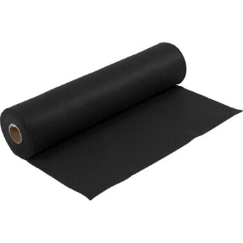 Käsitöövilt, laius 45 cm, paksus 1,5-2 mm, 180-200 g, must, 5 m/ 1 rull.