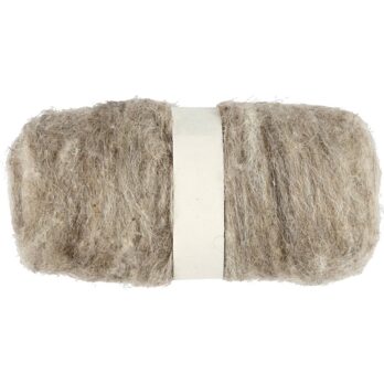 Kraasitud vill, naturaalne, 100 g/ 1 pakk