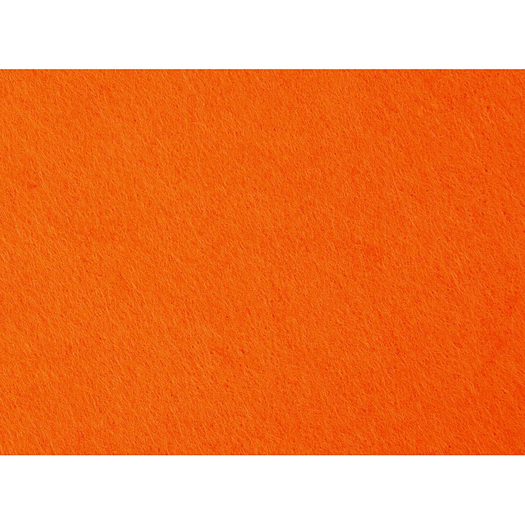 Craft Vilt, 42x60 cm, paksus 3 mm, oranž, 1 leht