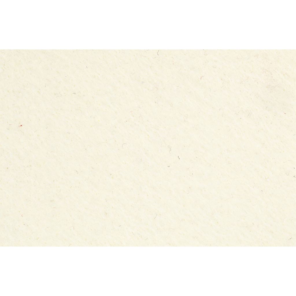 Craft Vilt, 42x60 cm, paksus 3 mm, naturaalvalge, 1 leht, 1 leht