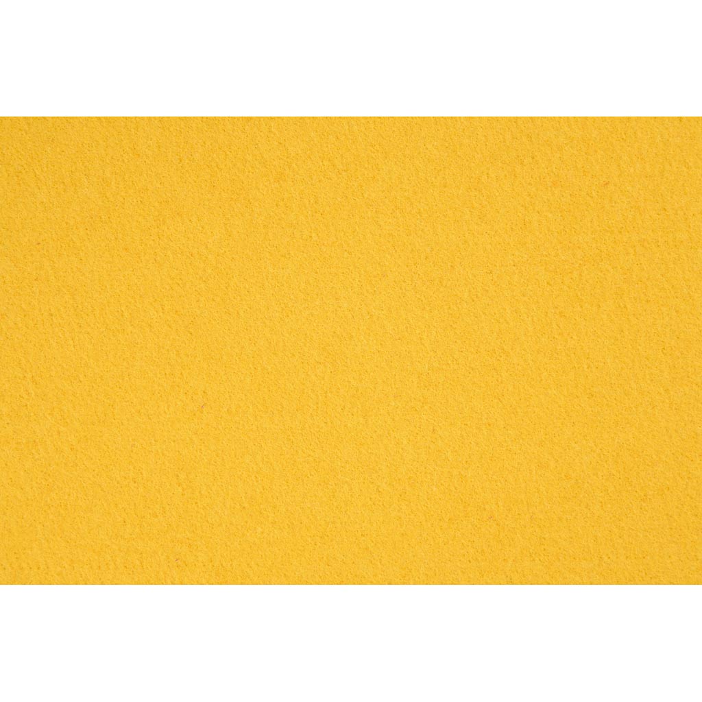Craft Vilt, 42x60 cm, paksus 3 mm, kollane, 1 leht