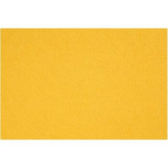 Craft Vilt, 42x60 cm, paksus 3 mm, kollane, 1 leht