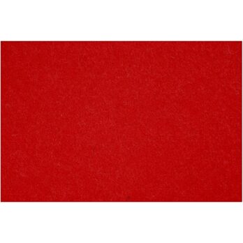 Craft Vilt, 42x60 cm, paksus 3 mm, punane, 1 leht