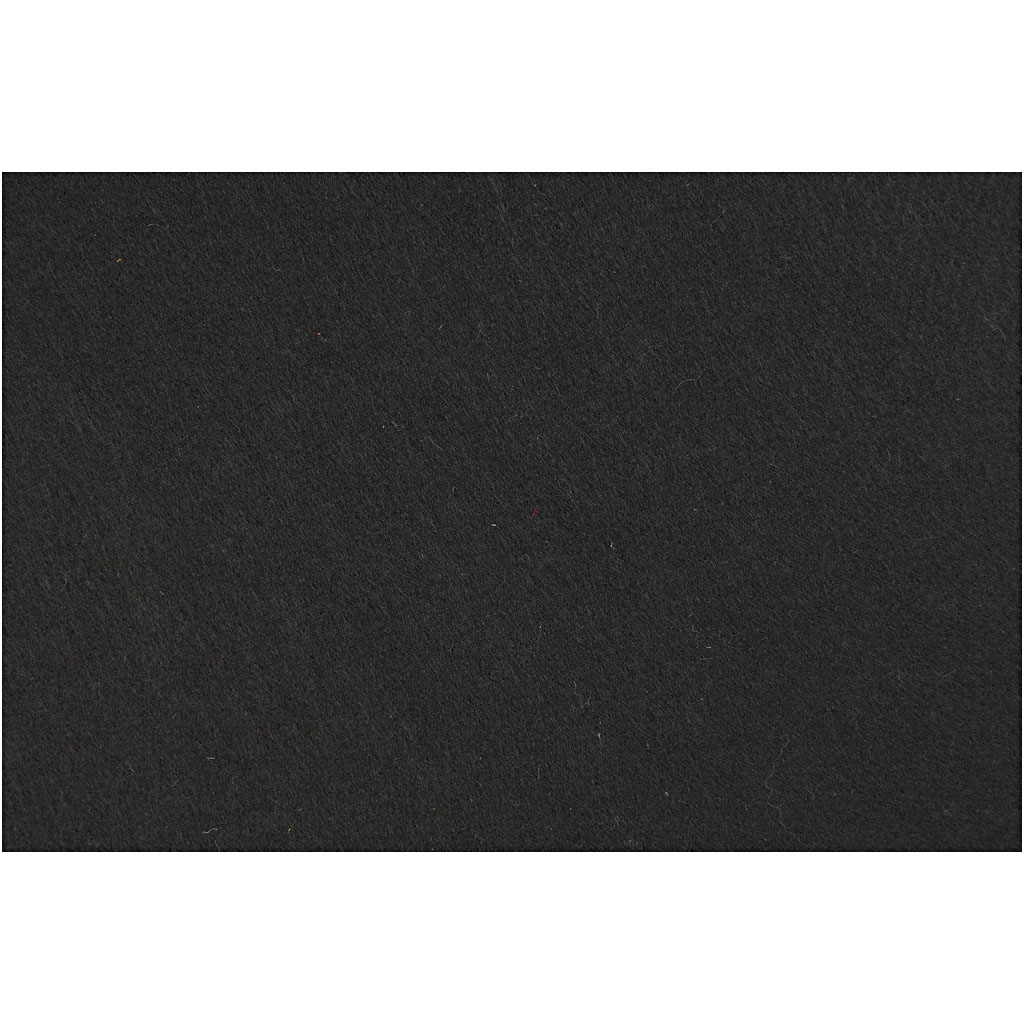 Craft Vilt, leht 42x60 cm, paksus 3 mm, must, 1 leht