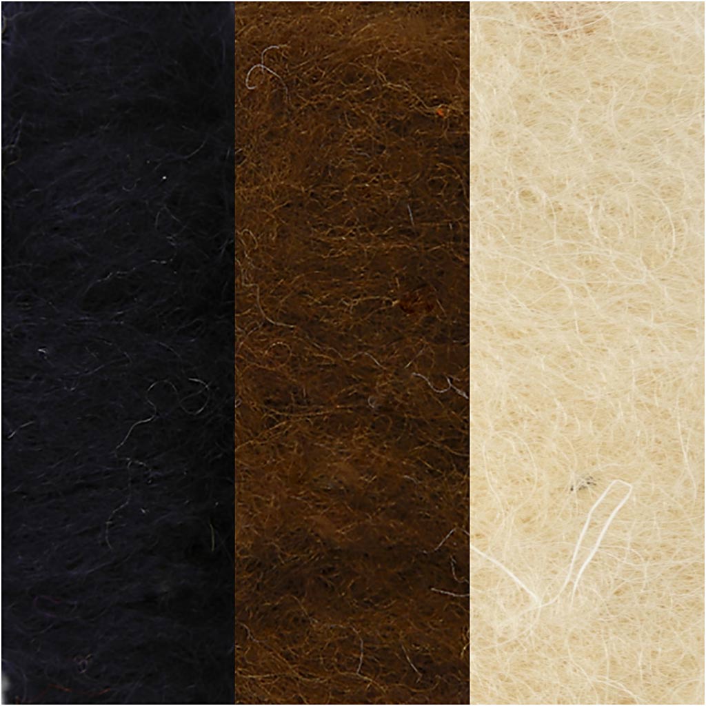 Kaarditud vill, värvide valik, 3x10 g/ 1 pakk - Image 3