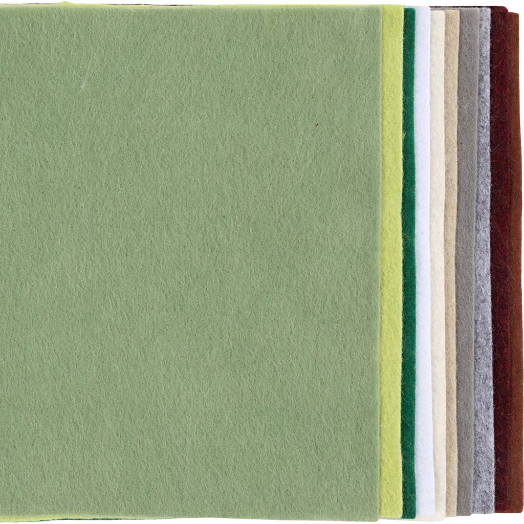 Käsitöövilt, A4, leht 210x297 mm, paksus 2 mm, naturaalne, 10 lehte/ 1 pakk