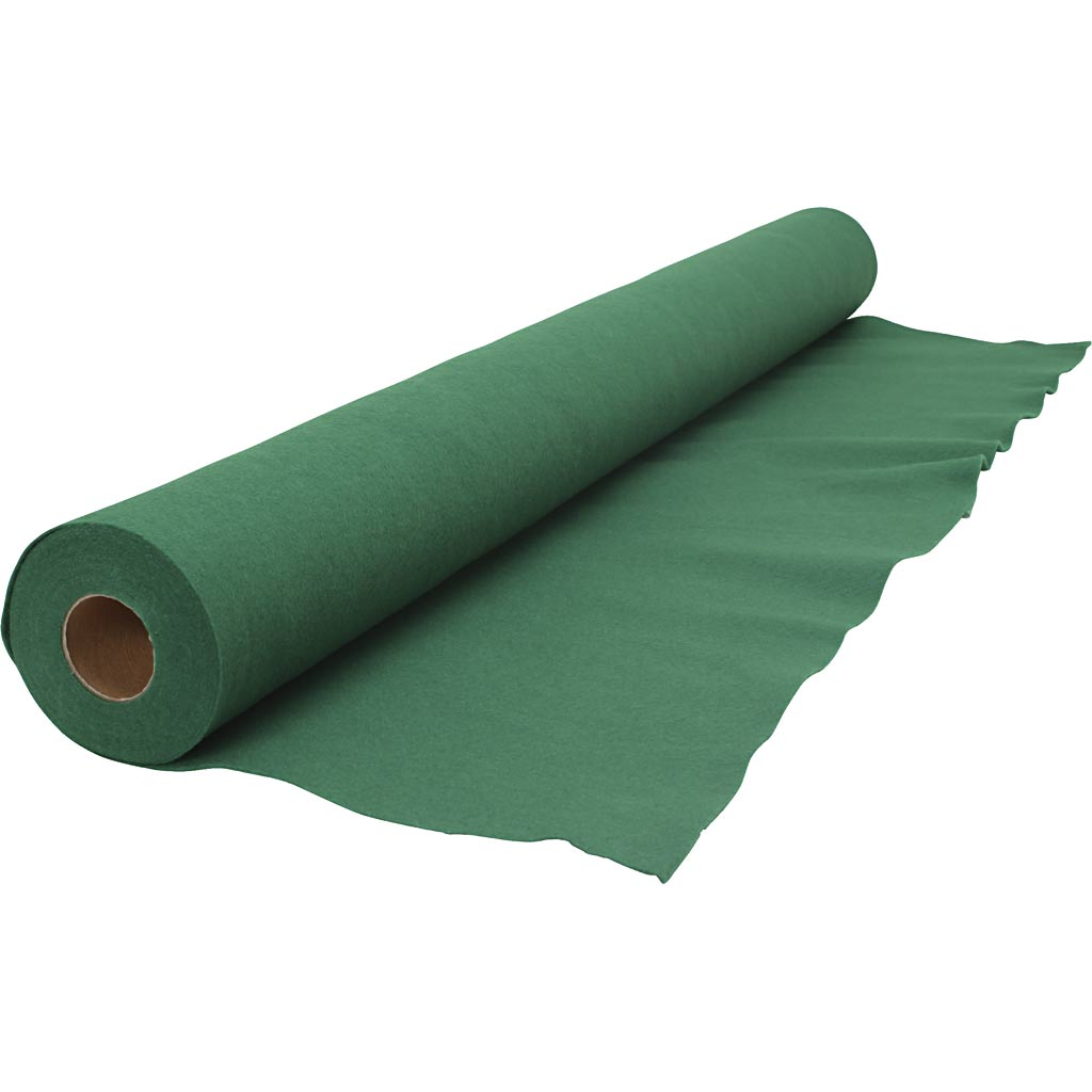 Käsitöövilt, laius 90 cm, paksus 1,5-2 mm, roheline, 5 m/ 1 rull