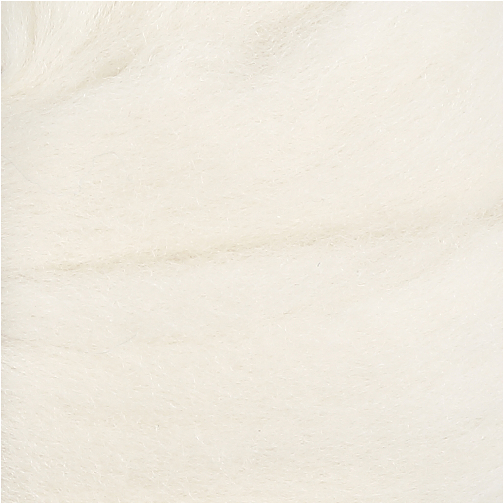 Meriinovill, paksus 21 my, naturaalvalge, 100 g/ 1 pakk - Image 3