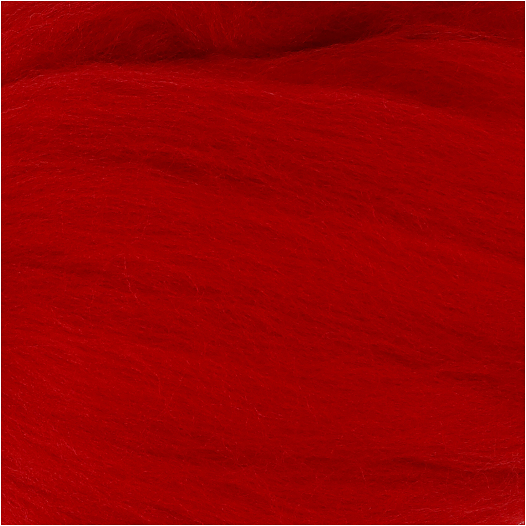 Meriinovill, paksus 21 my, jõulupunane, 100 g/ 1 pakk - Image 3