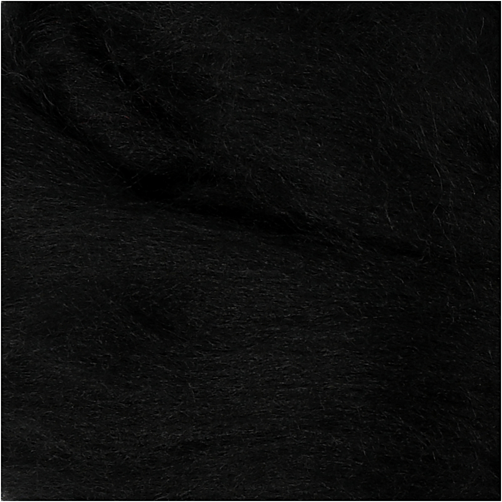 Meriinovill, paksus 21 my, must, 100 g/ 1 pakk - Image 3