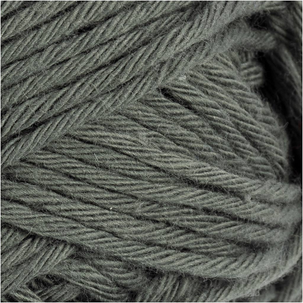 Puuvillane lõng, nr 8/8, L: 80-85 M, vardad 4-4,5, hall, 50 g/ 1 pall - Image 3