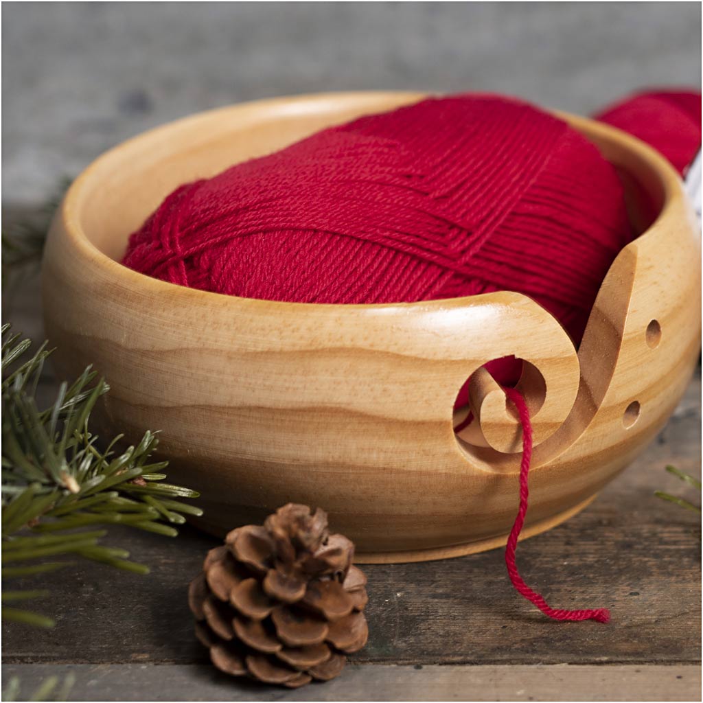 Lõngakauss, H: 7,5 cm, diameeter. 15 cm, 1 tk - Image 3