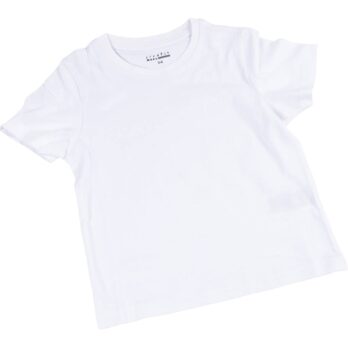 T-särgid, laius: 32 cm, suurus 3-4 aastat, ümmargune kaelus, 145 g, valge, 1 tk.