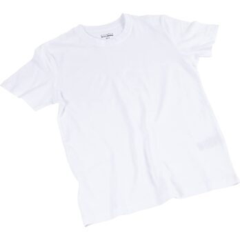 T-särgid, laius: 42 cm, suurus 9-11 aastat, ümmargune kaelus, 145 g, valge, 1 tk.