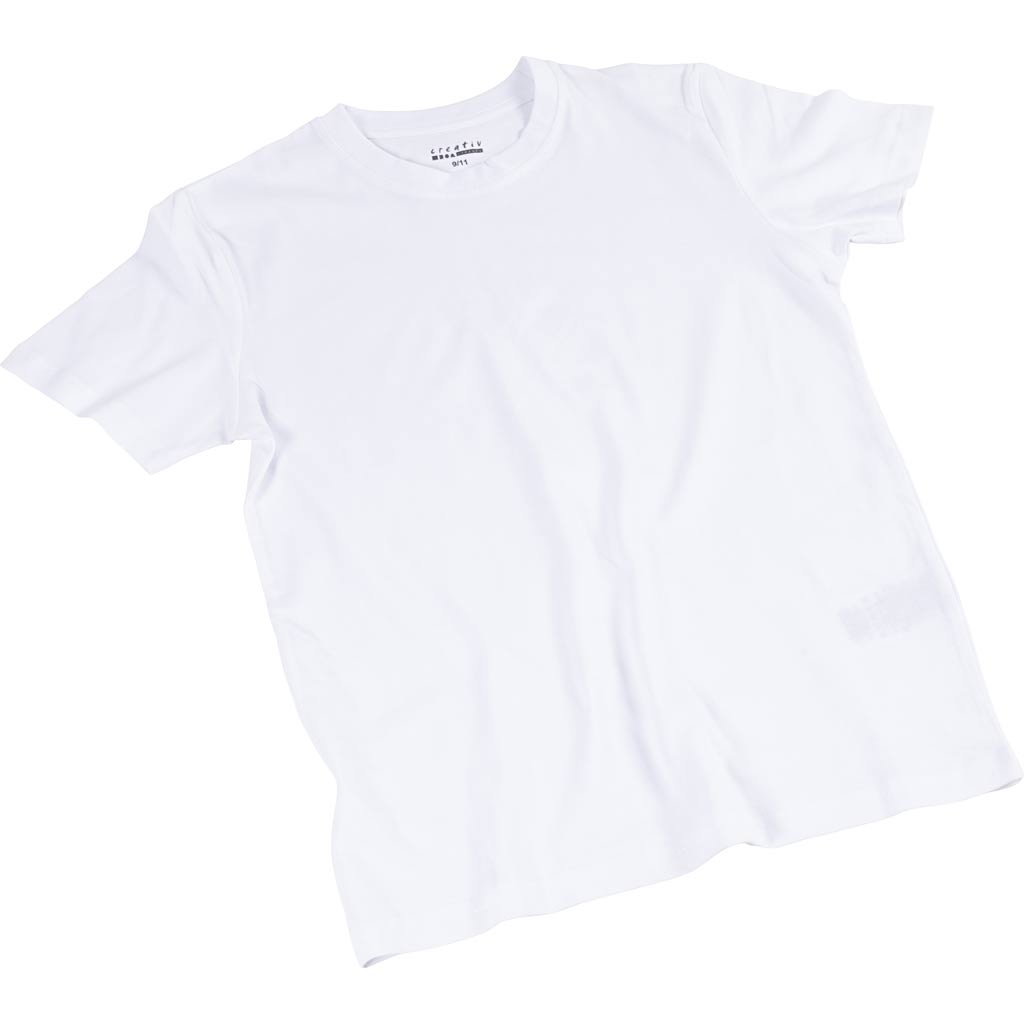 T-särgid, laius: 42 cm, suurus 9-11 aastat, ümmargune kaelus, 145 g, valge, 1 tk.