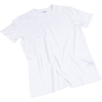 T-särgid, laius: 52 cm, suurus medium, ümmargune kaelus, 145 g, valge, 1 tk.