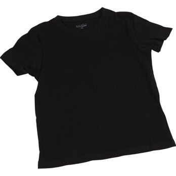 T-särgid, laius: 40 cm, suurus 7-8 aastat, ümmargune kaelus, 145 g, must, 1 tk.