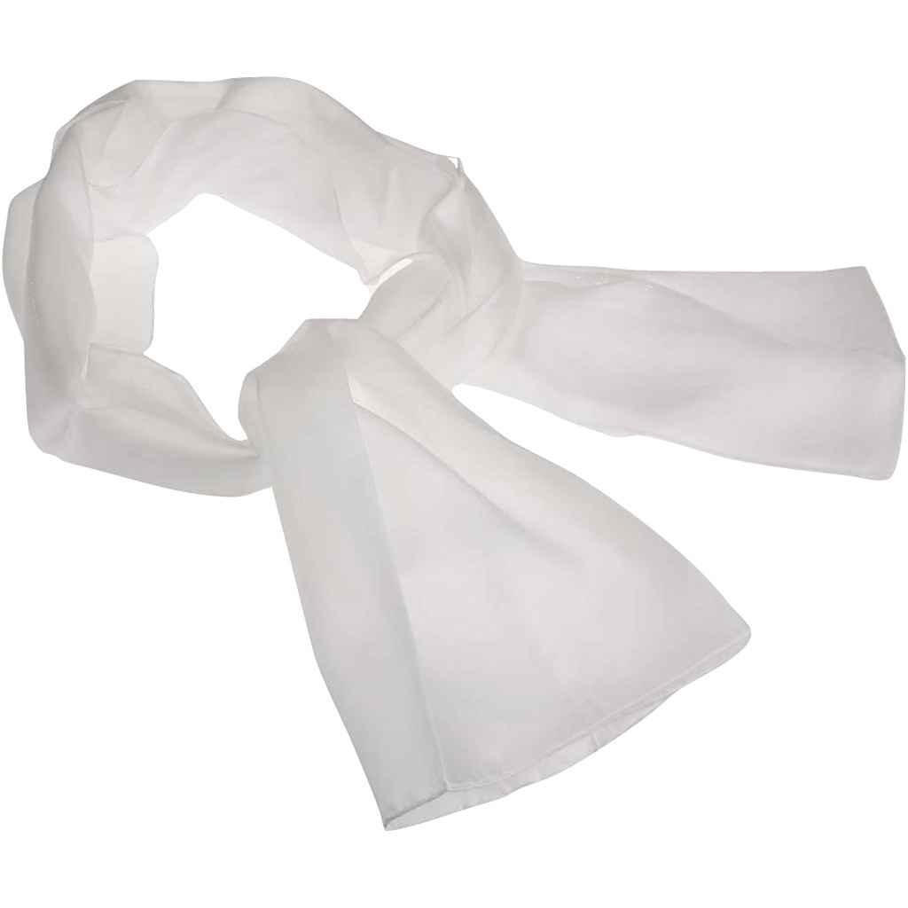 Siidist sall, suurus 40x150 cm, Pongé 5, 22 g, 1 tk.