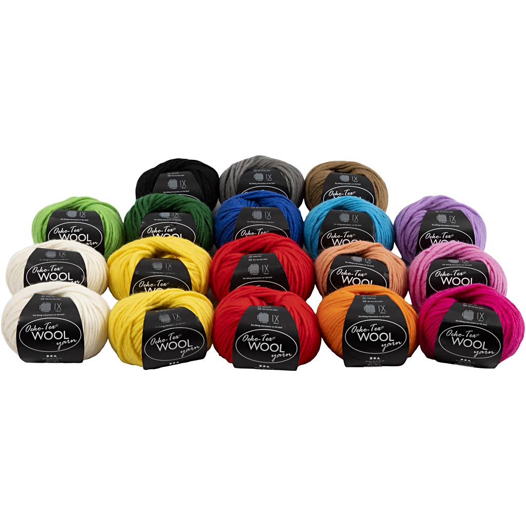 Villane lõng, L: 50 M, 18x50 g/ 1 pallikas - Image 2