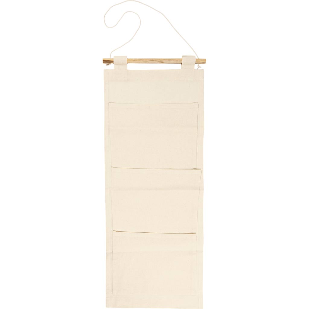 Riputatav organiseerija, K: 75 cm, L: 30 cm, 145 g, hele naturaalne, 1 tk. - Image 4