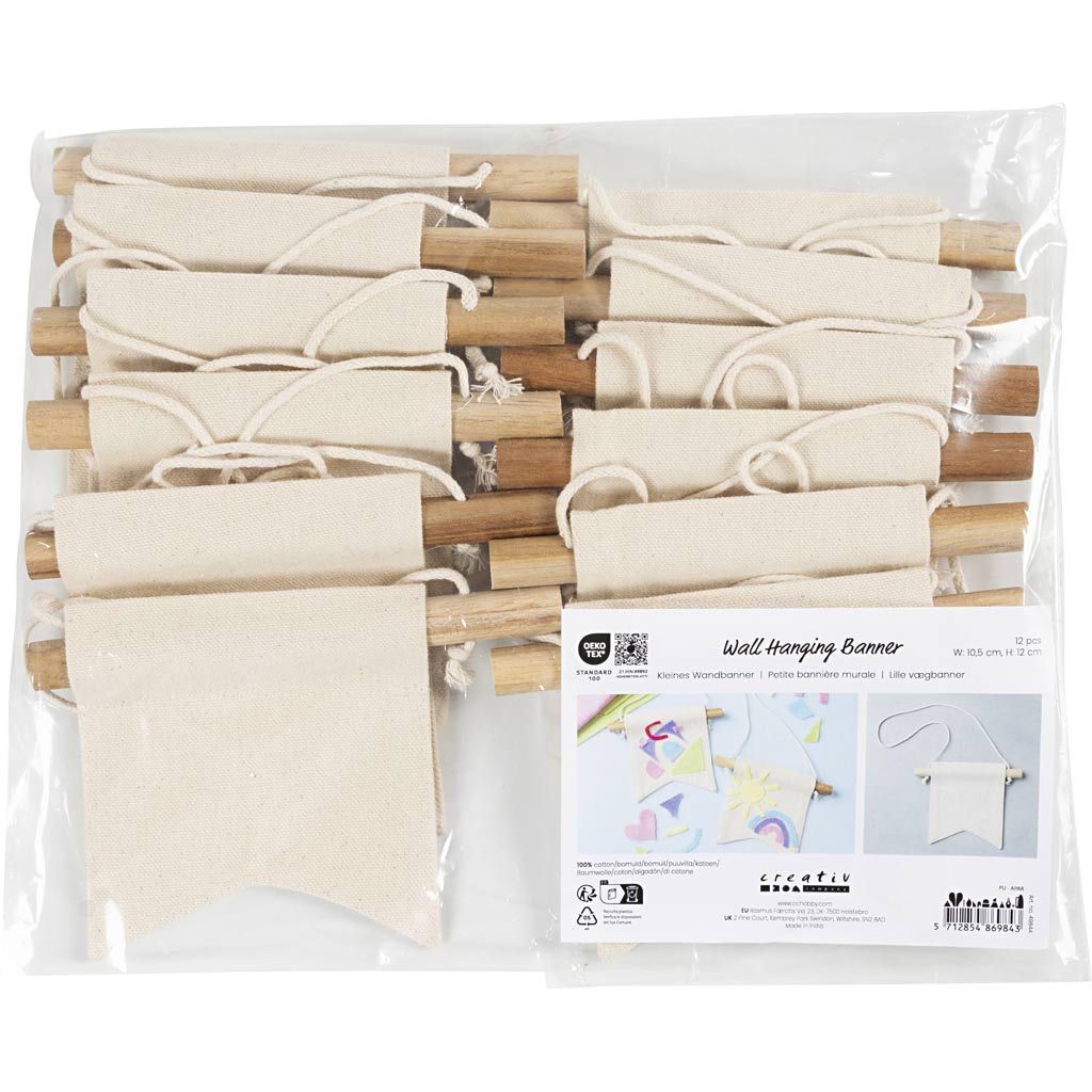 Väike seinaplaneerija, peibutussaba kuju, kõrgus: 12 cm, laius: 10,5 cm, 300 g, hele naturaalne, 12 tk/ 1 pakk - Image 2