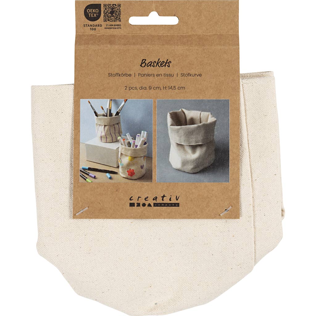 Kangast korvid, H: 14,5 cm, diameeter. 9 cm, 385 g, hele naturaalne, 2 tk/ 1 pakk - Image 2