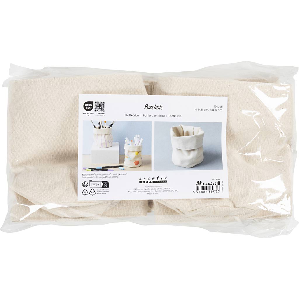 Kangast korvid, H: 14,5 cm, diameeter. 9 cm, 385 g, hele naturaalne, 10 tk/ 1 pakk - Image 2