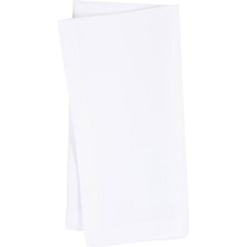 Kangassalvrätikud, suurus 42x42 cm, 145 g, valge, 12 tk/ 1 pakk