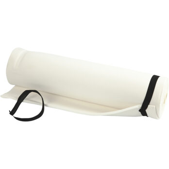 Rullmatt, L: 180 cm, L: 50 cm, paksus 6 mm, valge, 1 tk.