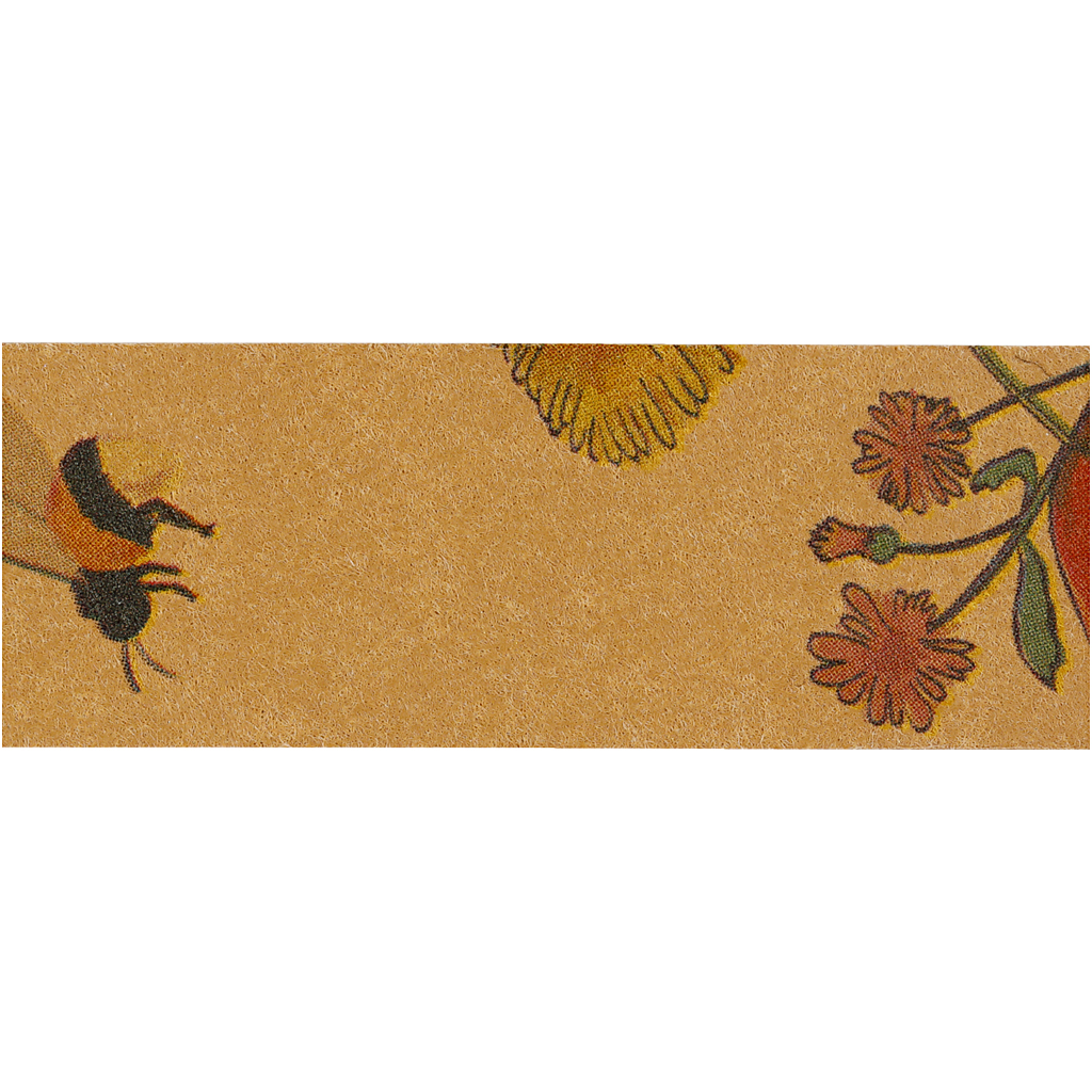 Kudumisribad, W: 15 mm, paksus 0,55 mm, helepruun, 9,50 m/ 1 rull - Image 4