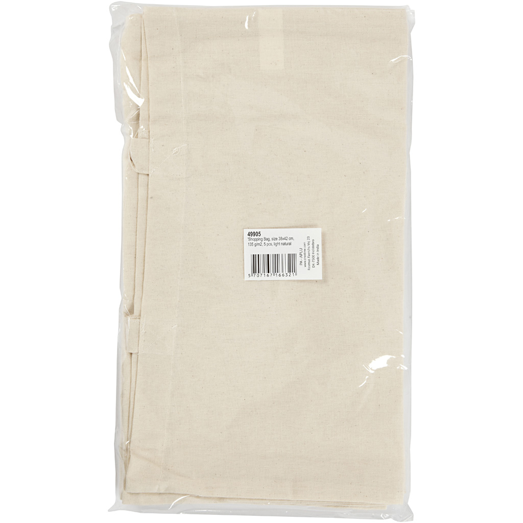 Kott, suurus 38x42 cm, 145 g, hele naturaalne, 5 tk/ 1 pakk - Image 3