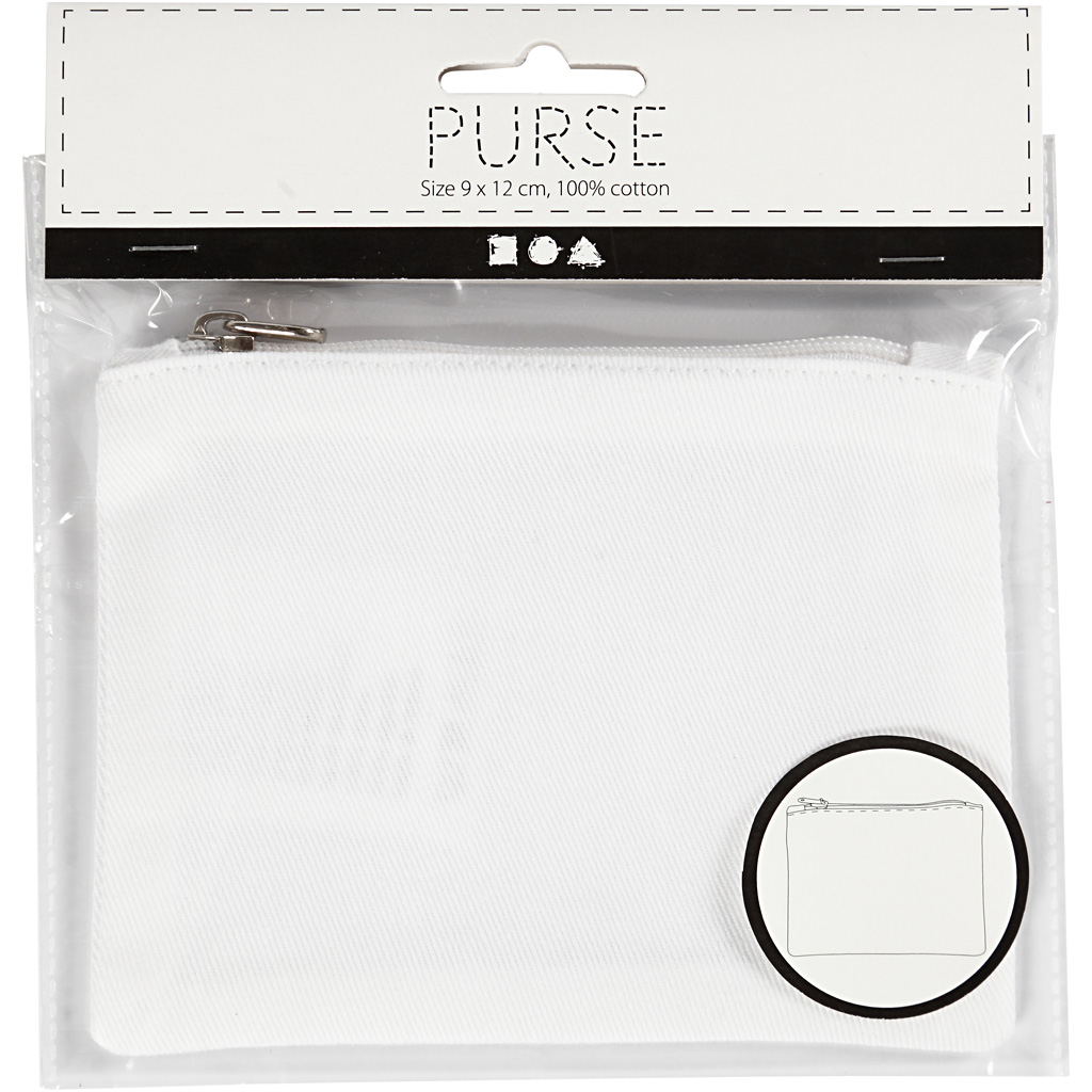 Rahakott, suurus 9x12 cm, 210 g, valge, 1 tk. - Image 2