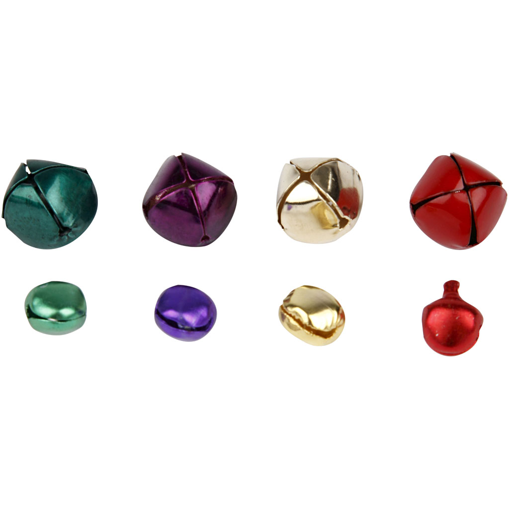 Kellad, diameeter. 10+14 mm, metallist värvid, 320 tk / 1 pakk - Image 2