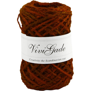 naturaalne kanep, paksus 1-2 mm, punane, 30 m/ 1 rull