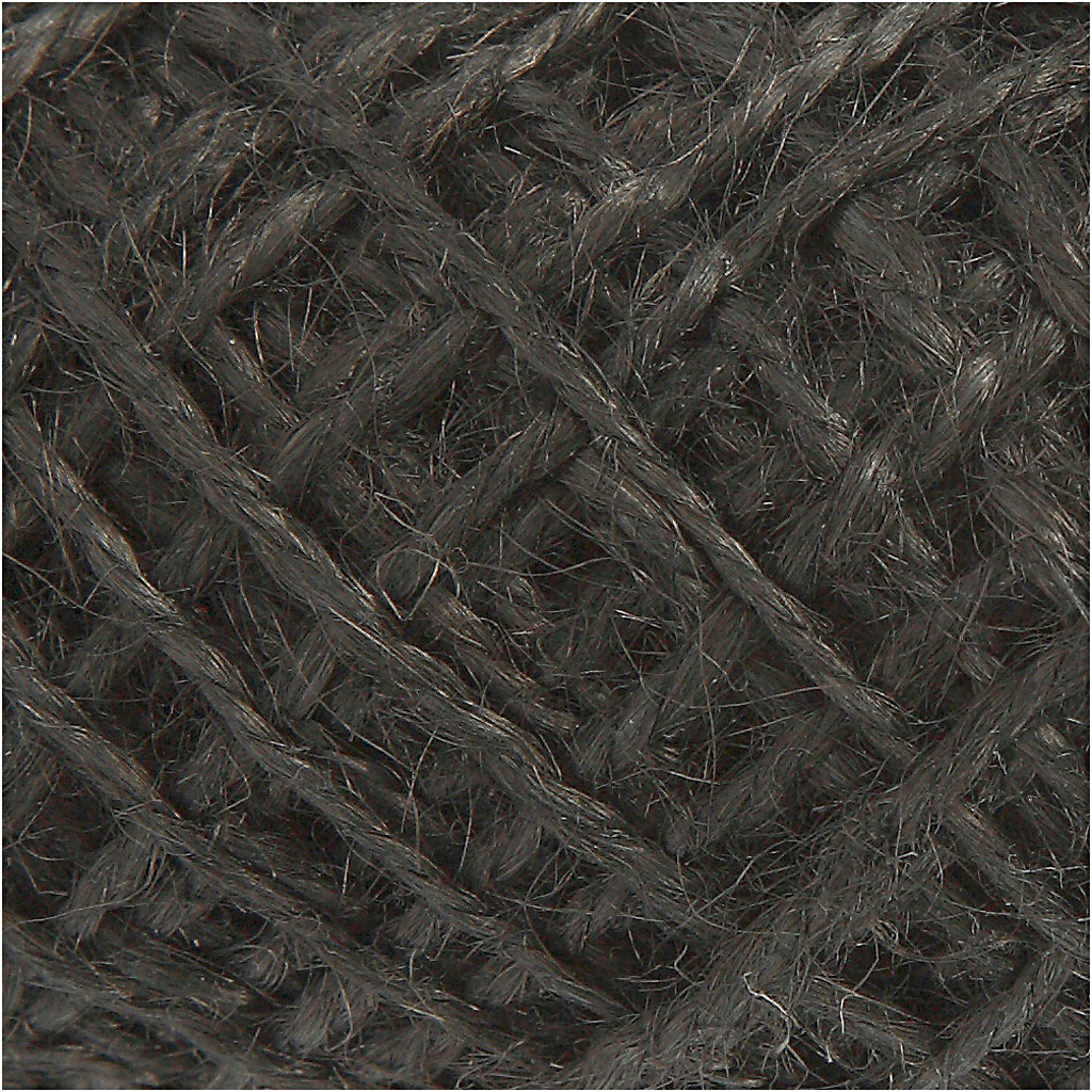 naturaalne kanep, paksus 1-2 mm, must, 30 m/ 1 rull - Image 5