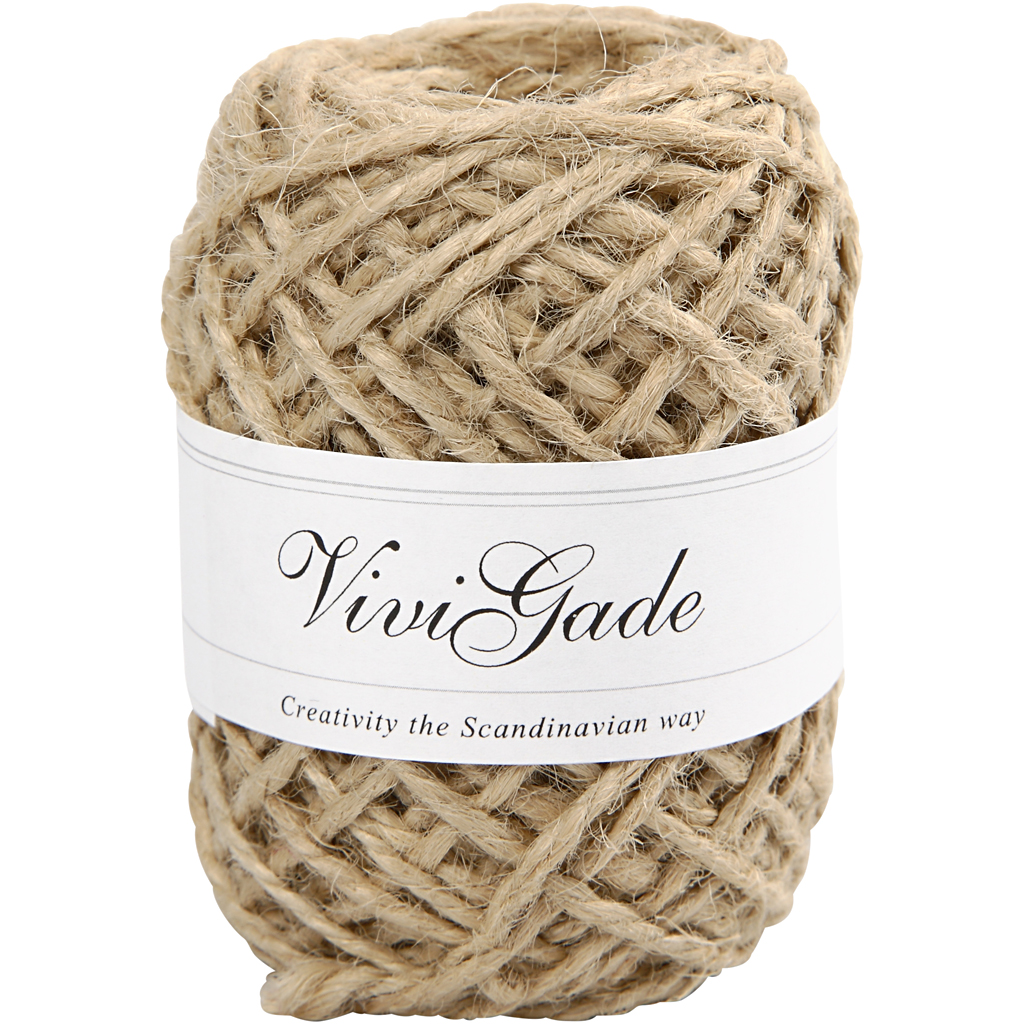 naturaalne kanep, paksus 1-2 mm, naturaalne, 30 m/ 1 rull