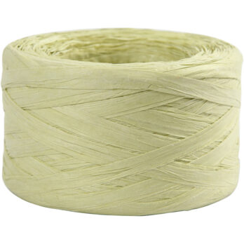 Raffialõng, W: 7-8 mm, heleroheline, 100 m/ 1 rull