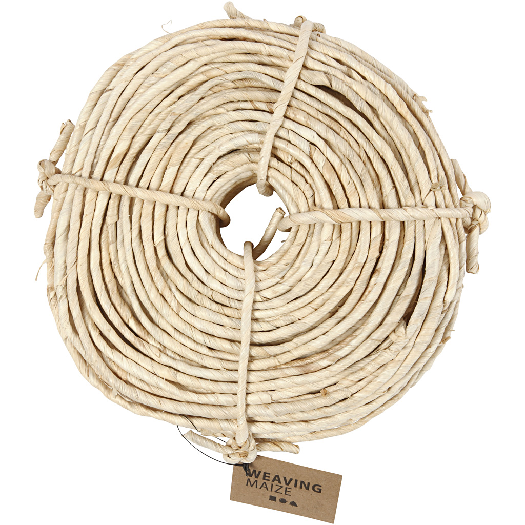 Maisinöör, W: 3,5-4 mm, u. 90 m, naturaalne, 500 g/ 1 kimpu. - Image 3