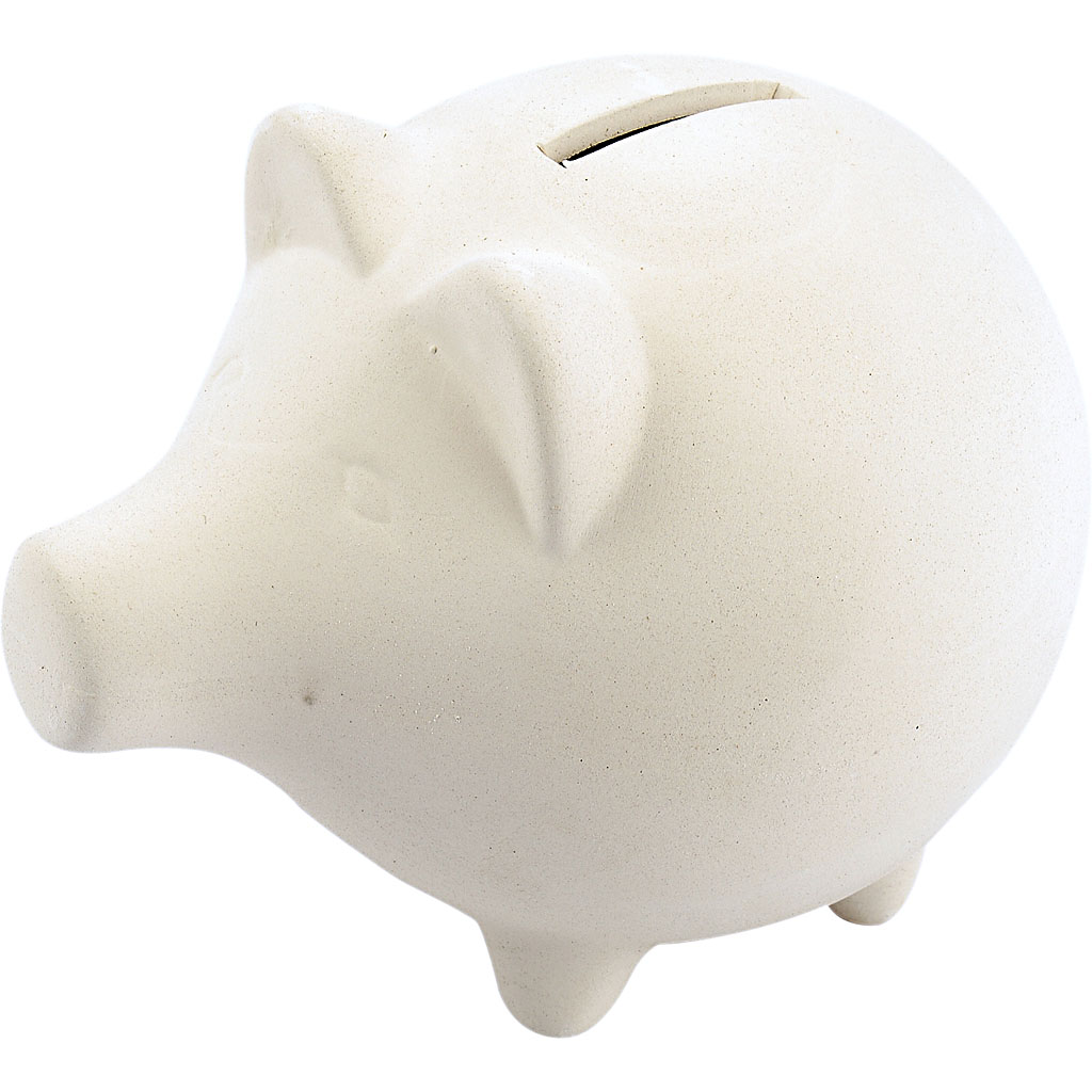 Piggy Bank, H: 11 cm, L: 14 cm, 10 tk/ 1 pakk