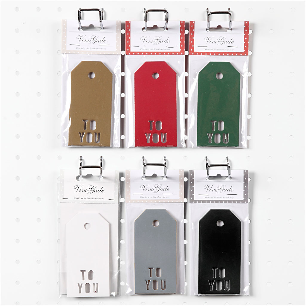 Manila sildid, TO YOU, suurus 5x10 cm, 300 g, 6x10 pakend/ 1 pakk