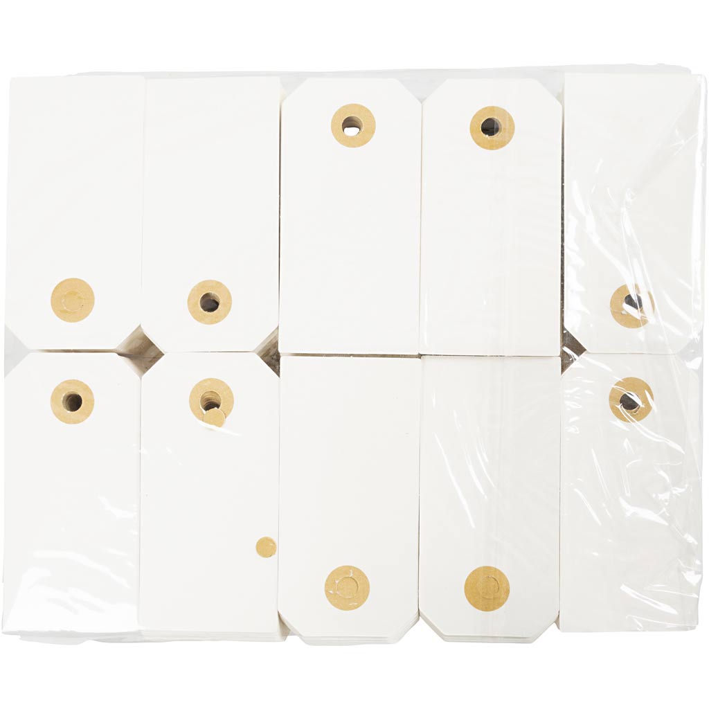 Manila sildid, suurus 4x8 cm, 250 g, kreem, 1000 tk/ 1 pakk - Image 2