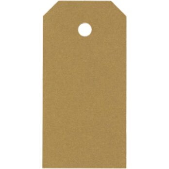 Manila sildid, suurus 4x8 cm, 250 g, kuldne, 1000 tk/ 1 pakk